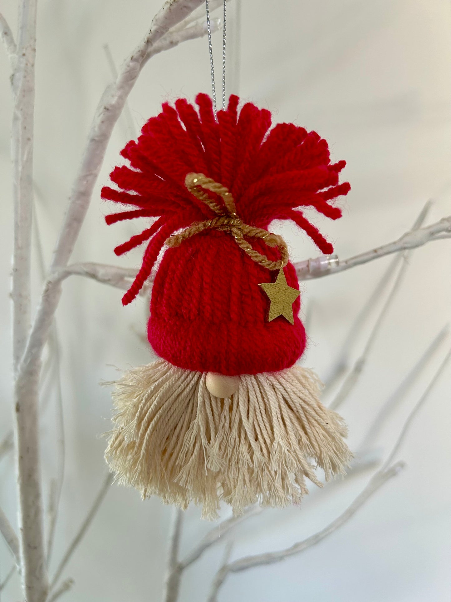 Handmade Scandinavian Gnome Christmas Decorations