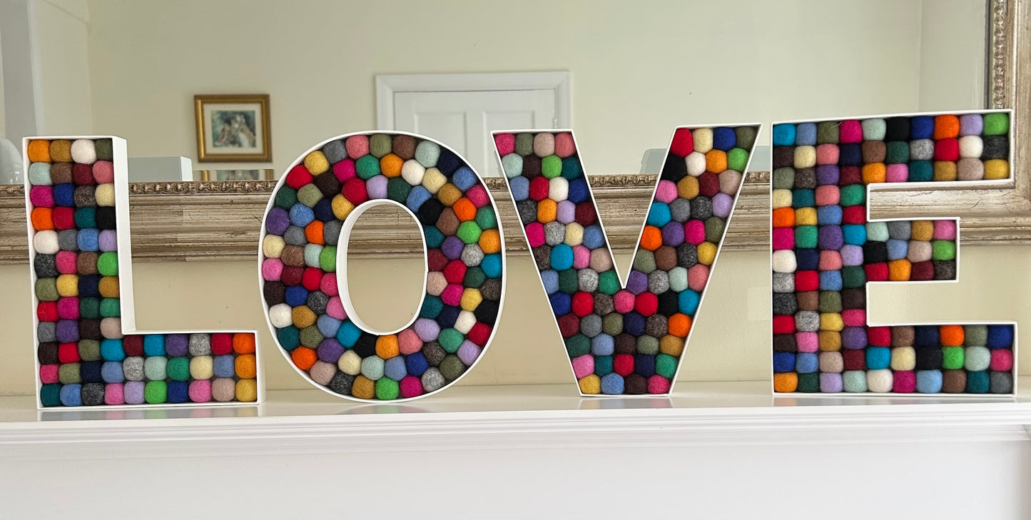 Rainbow LOVE Letters
