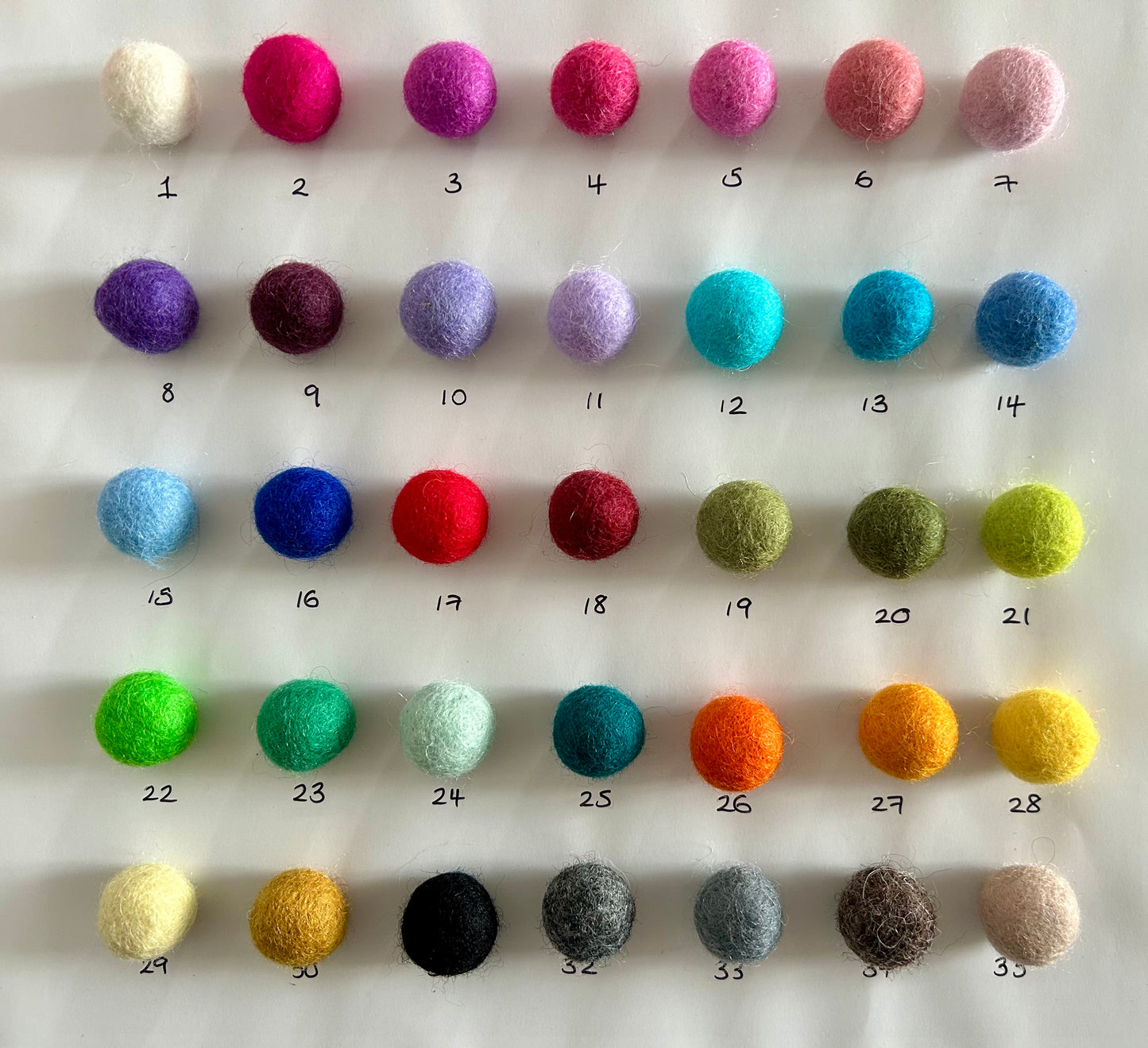 Pom Pom Fairy Lights - 20 LED lights